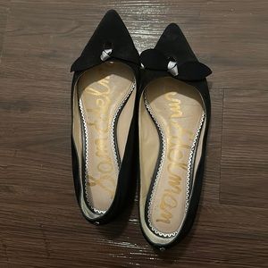 Sam Edelman Black Suede Ballet Flats - Size 9